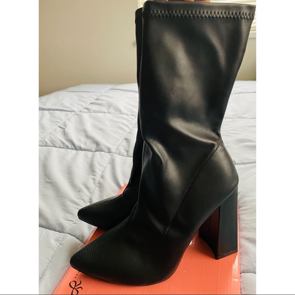 Dollskill Take My Word Black Boots - Picture 2 of 7